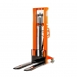 Preview: HANDLED FORKLIFT, TALL-LIFTING XILIN SDJ1016, 1.0 T 1.6 M, Lifting speed, mm / s: 25 Turning radius, mm: 1380 Metal thickness (case), mm: 6 Spring diameter, mm: 45 Feather thickness, mm: 5 Recording height, mm: 90 Overall length, mm: 1630 Wheel material: