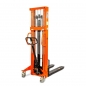 Mobile Preview: HANDLED FORKLIFT, LIFTING CARS SDJ500, 0.5 T, 1.6 M, Lifting speed, mm / s: 25 Turning radius, mm: 1380 Working cylinder diameter, mm: 75 Metal thickness (case), mm: 6 Spring diameter, mm: 45 Spring thickness, mm: 5 Aisle width for pallets 1000 x 1200 (tr