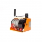 Preview: MANUAL ROPE WINCH (WORM WHEEL) VS 1000, 1000 KG, ROPE LENGTH 35 M, The VS hand drum winch is a powerful industrial winch with worm gear. The advantage of the worm gear in front of the gearbox is greater reliability and opacity, as well as the ability to w