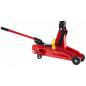 Mobile Preview: Hydraulic jack, trolley jack 2t, Mounting height: 135 mm Maximum height: 320 mm Lifting force: 2 tons Rotating saddle: 360 ° Metal wheels: yes Castors: yes Handle length: 380 mm Weight: 9 kg