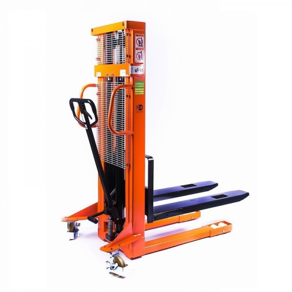 HANDLED FORKLIFT, HIGH-LIFTING CAR XILIN SDJ1030, 1.0 T 3.0 M, Lifting speed, mm / s: 25 Turning radius, mm: 1380 Mounting height, mm: 90 Overall length, mm: 1655/1705 Overall width, mm: 860 Ground clearance, mm: 25 Descent rate, mm / s: manual control Fo