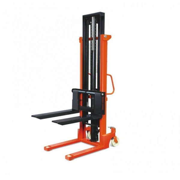 LIFTING LIFT WITH EXTENDING FORKS, 340-750 MM, CTY 2.0 T X 3.0 M, Fork rollers, mm: 74x70 Lifting speed, mm / s: 14 Leverage, kg: 32 Mounting height, mm: 90 Total length: 1410 Wheel material: nylon Center of gravity, mm: 600 Overall width, mm: 780 Ground