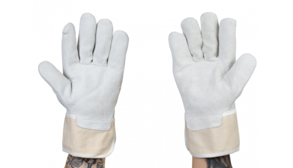 LEATHER work gloves