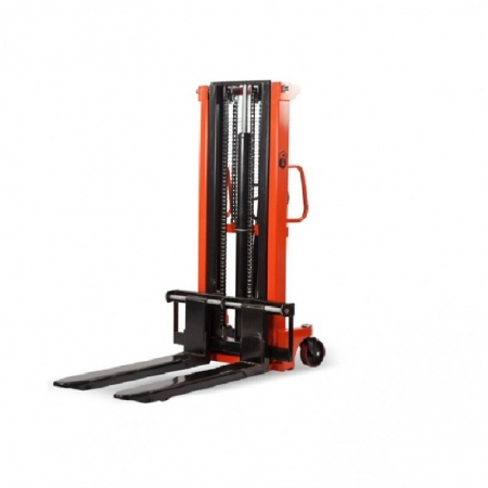 LIFTING LIFT WITH EXTENDING FORKS, 340-750 MM, CTY 2.0 T X 3.0 M, Fork rollers, mm: 74x70 Lifting speed, mm / s: 14 Leverage, kg: 32 Mounting height, mm: 90 Total length: 1410 Wheel material: nylon Center of gravity, mm: 600 Overall width, mm: 780 Ground