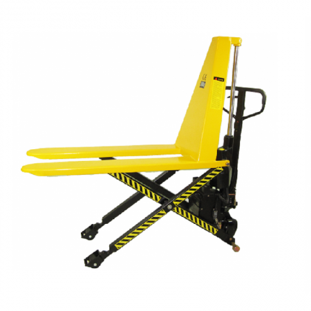 SCISSOR LIFT WITH ELECTRIC LIFT EHLS1000N, 1000 KG, 0.8 M, Load capacity, kg: 1000 Lifting height, mm: 800 Fork length, mm: 1150 Fork width, mm: 550 Turning radius, mm: 1390 Battery: 12V / 75Ah Weight, kg: 158