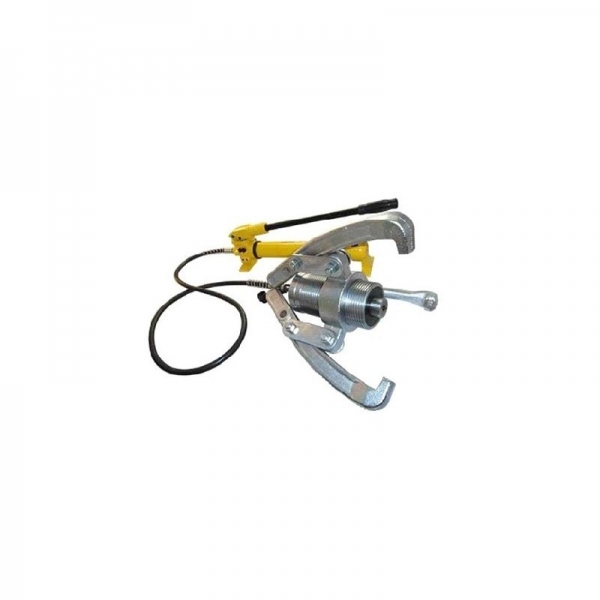 HYDRAULIC PULLER EP-5T WITH PUMP, 5 T CP-180, A hydraulic puller is a device used to dismantle various elements and components (bearings, bushings, pulleys) which, thanks to an interference fit, are mounted on shafts, axles, etc. The bearing puller mechan